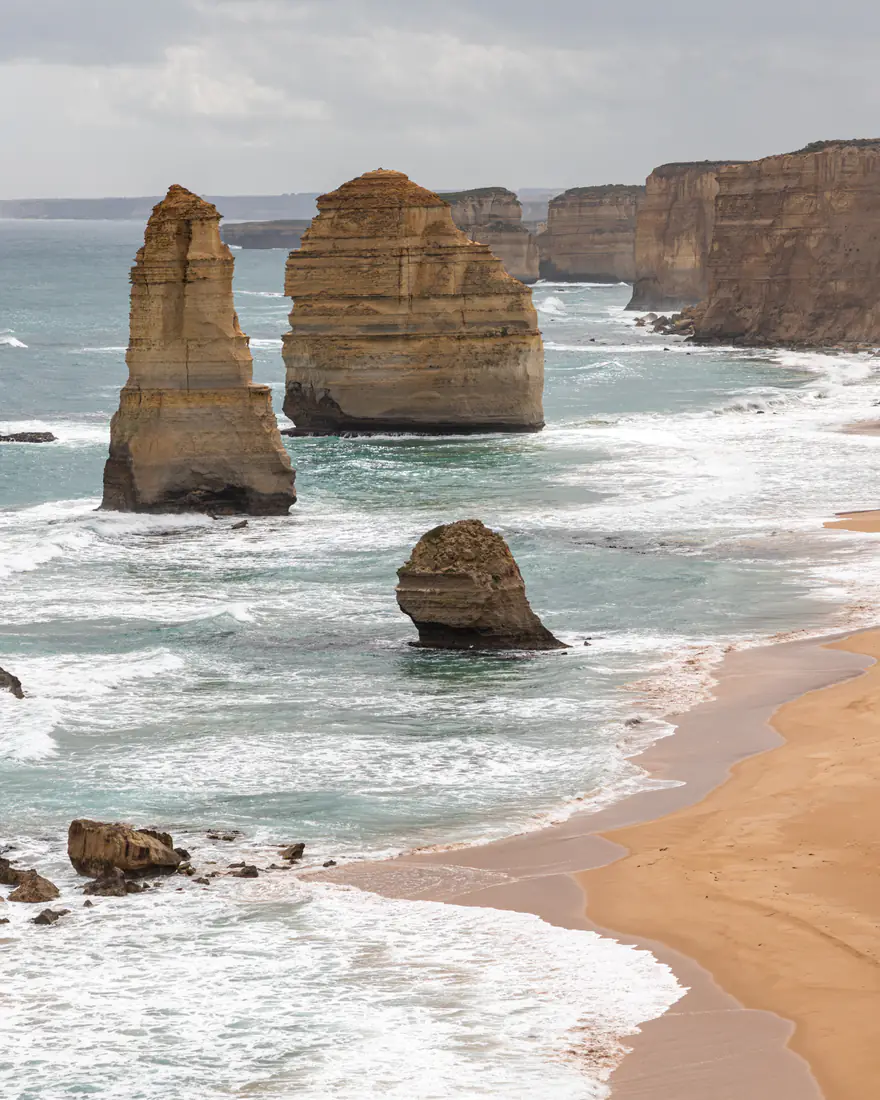 The Twelve Apostles sea stacks on Victoria's Great Ocean Road coast