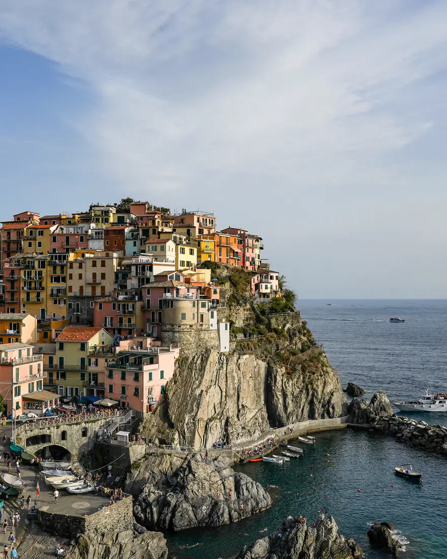 The village of Manarola on the Cinque Terre coast