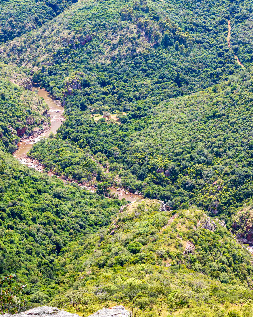 The Blyde River Canyon from the Lowveld View lookout
