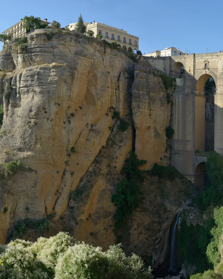 The Puente Nuevo bridge spanning the gorge at Ronda