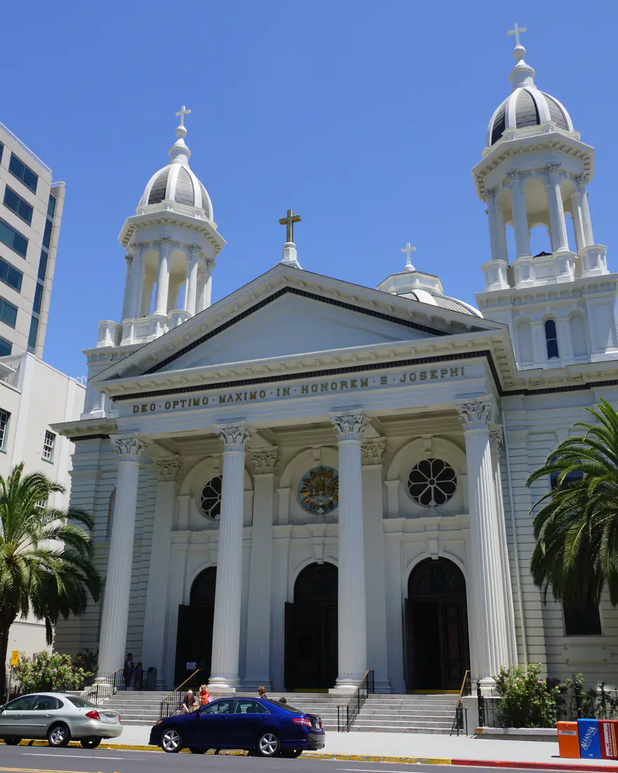 The Cathedral Basilica of St. Joseph in downtown San Jose