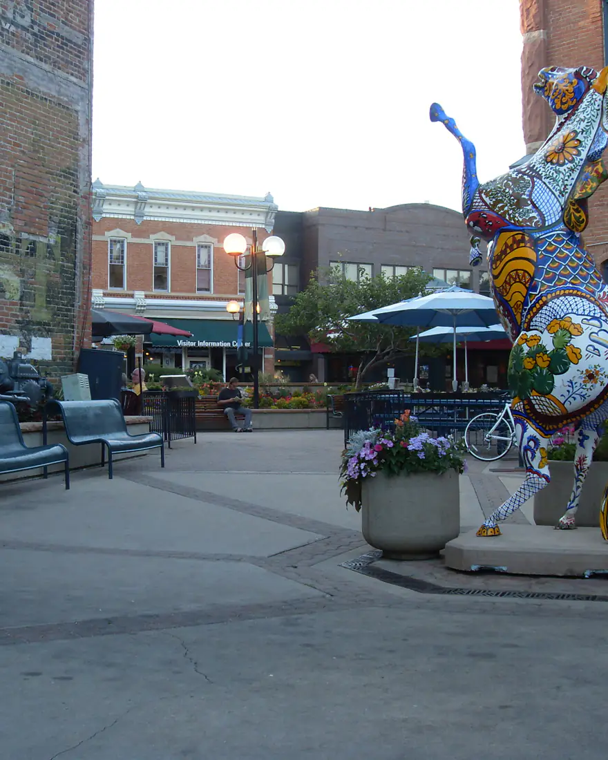 Old Town Square in Fort Collins