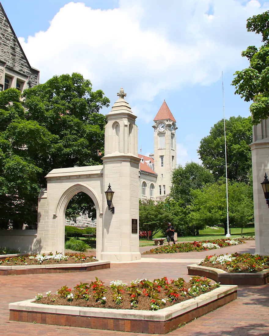 The Sample Gates at Indiana University in Bloomington