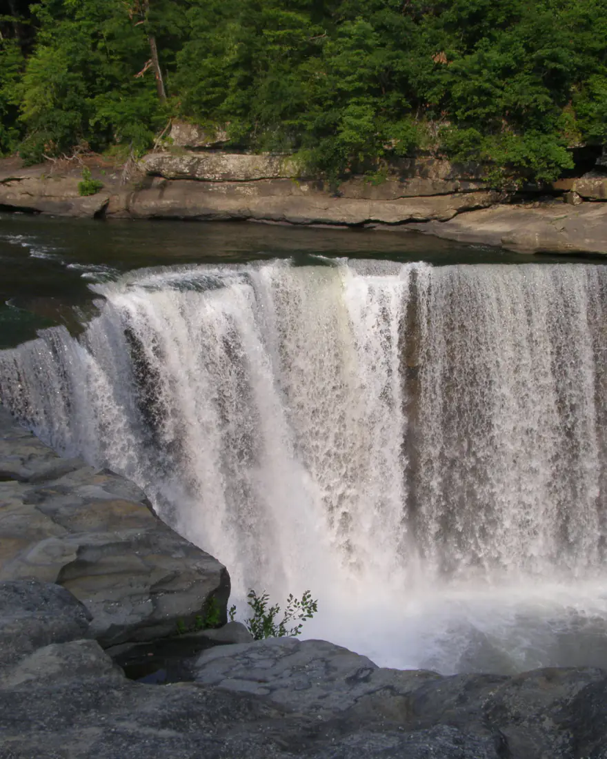 Cumberland Falls in southeastern Kentucky