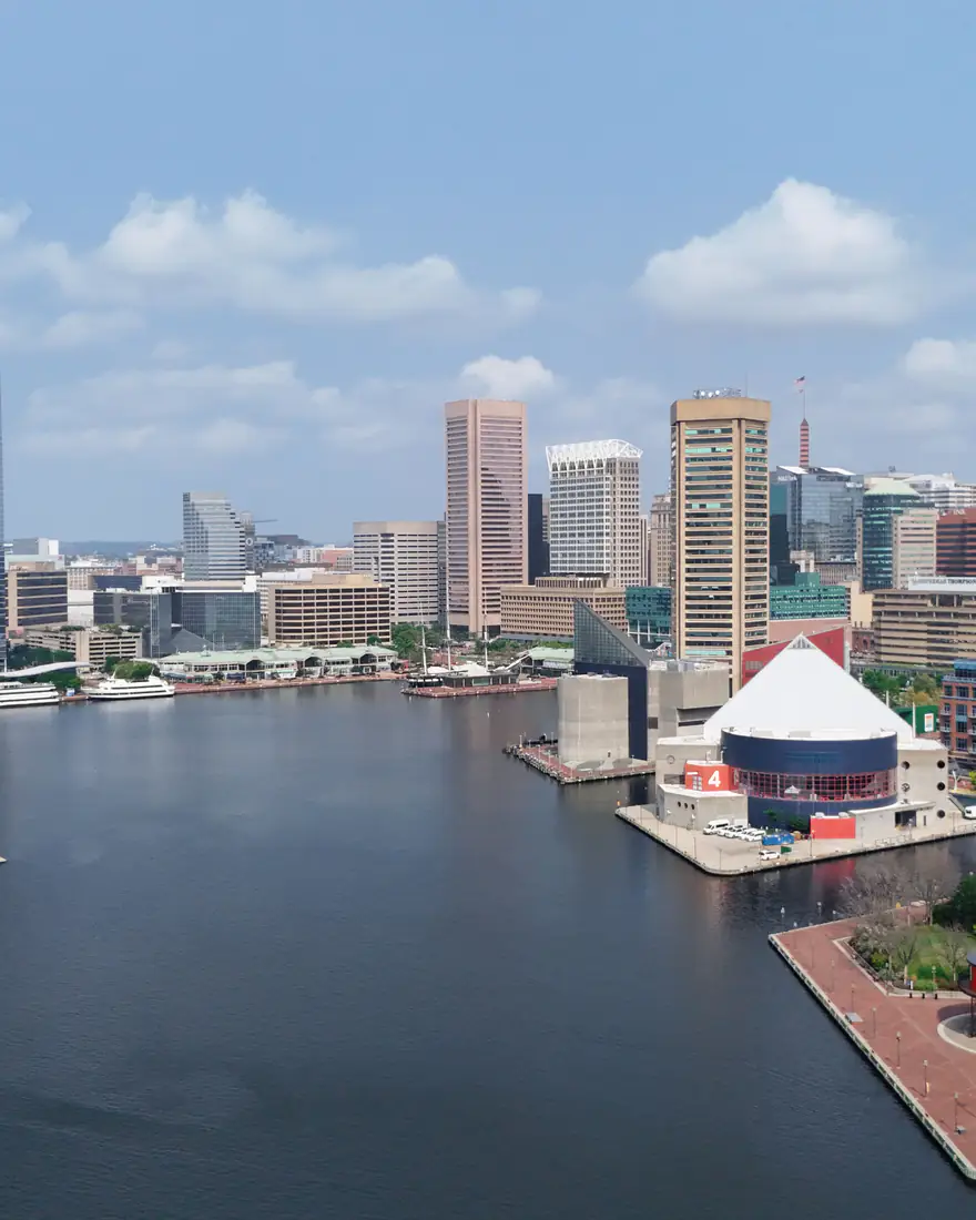 Baltimore's Inner Harbor and skyline