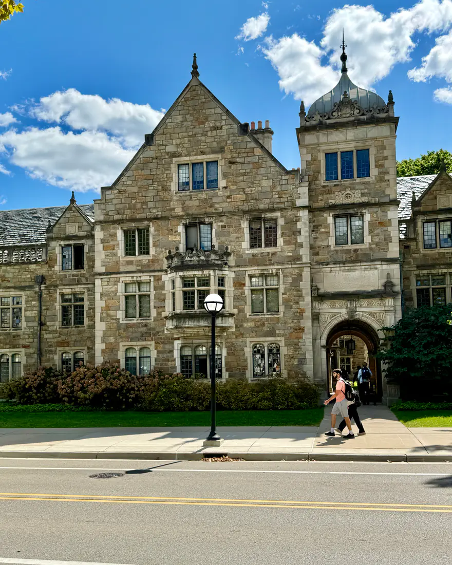 The Gothic Law Quadrangle at the University of Michigan, Ann Arbor