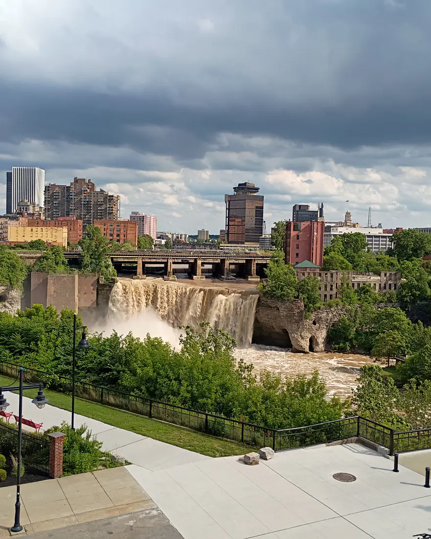 High Falls on the Genesee River in Rochester